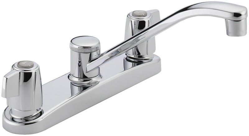Peerless Faucet P221LF Classic Two Handle Kitchen , Chrome - Image 1